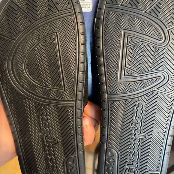 black rainbow champion shoes